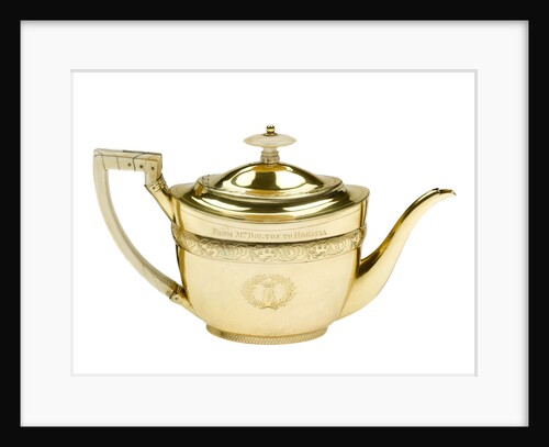 Teapot owned by Horatia Nelson (1801-81) daughter of Vice-Admiral Lord Nelson by John Emes