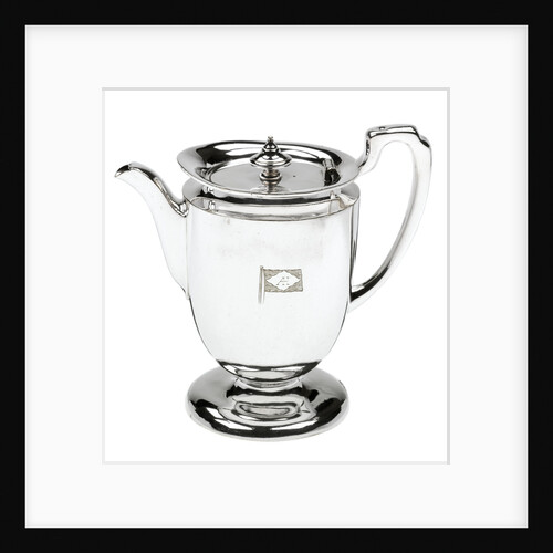 Electroplated coffee pot used on board Blue Funnel line ships by Elkington & Co. Ltd.
