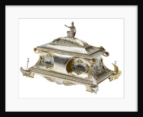 Freedom casket presented to Admiral of the Fleet Sir David Beatty, 1st Earl Beatty (1871-1936) by the City of Bristol, 23 October 1919 by T. & J. Bragg Ltd.