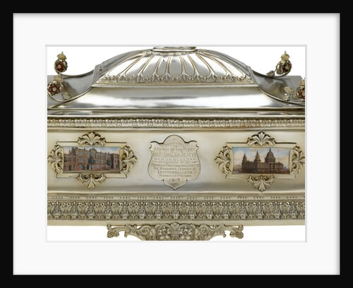 Freedom casket presented to Admiral of the Fleet Sir David Beatty, 1st Earl Beatty (1871-1936) by the Worshipful Company of Leathersellers 28 October 1919 by Mappin & Webb