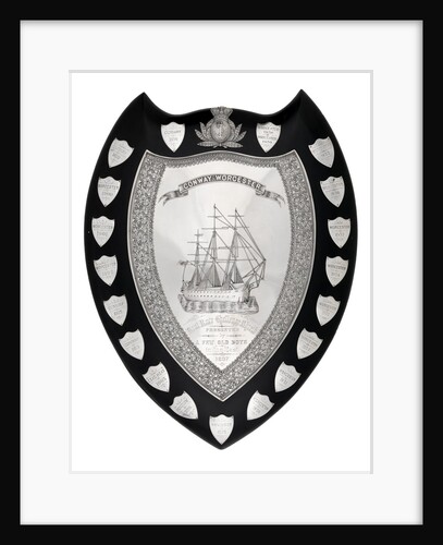 Worcester' v 'Conway' boat race shield by unknown
