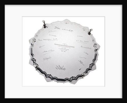 Salver presented to Rear-Admiral, later Admiral of the Fleet Sir Henry Oliver (1865-1965) by unknown