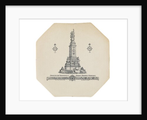 Octagonal plate by G. Payne