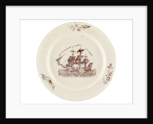 Britannia Rule the Waves' plate by unknown