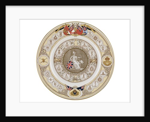 Plate commemorating the Falklands War, 1982 by Holmes Gray