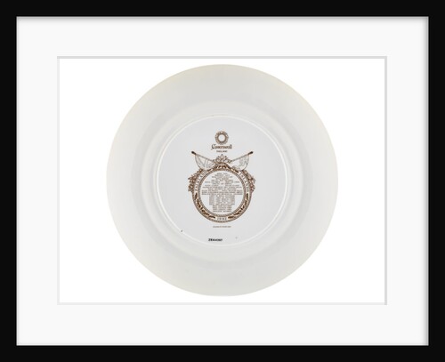 Plate commemorating the Falklands War, 1982 by Holmes Gray