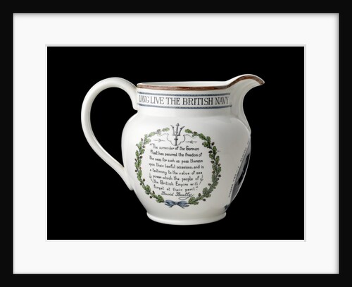 Jug with moulded lip and loop handle by Collingwood Bros. Ltd.