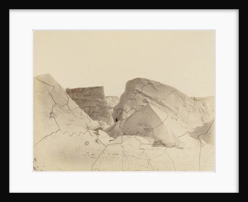 Newly formed floe-bergs, showing the old line of floatation by George White