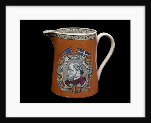 Jug, transfer-printed with a profile of Samuel Plimsoll (1824-98) by unknown