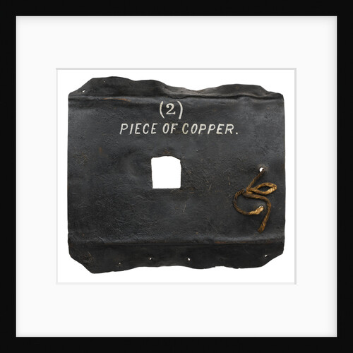 Copper plate by unknown