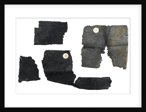 Fabric fragments by unknown