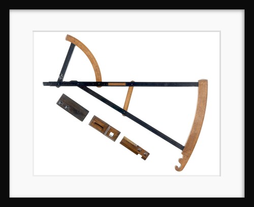 Backstaff - Front with vanes by Benjamin Macy