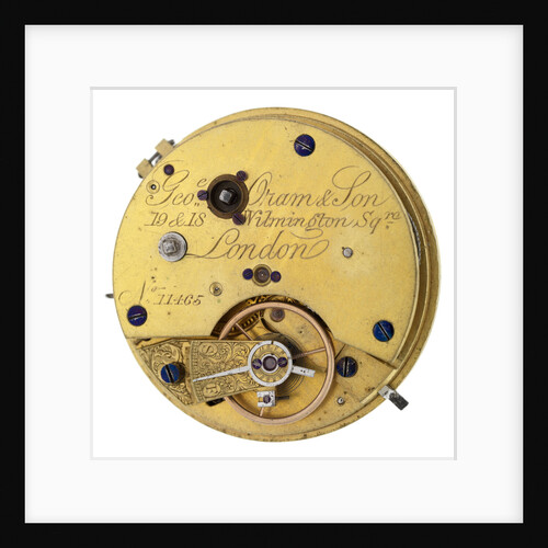 Pocket watch '11465' movement by George Oram & Son