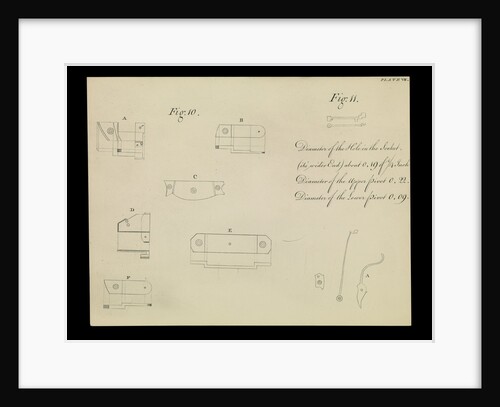 Figure 7 of 10 relating to Harrison's 4th marine timekeeper taken from 'The Principles of Mr Harrison's Timekeeper' (1767) by unknown
