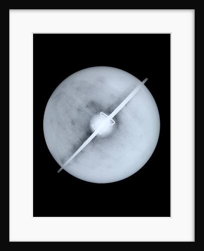 Globe x-ray by Willem Jansz Blaeu