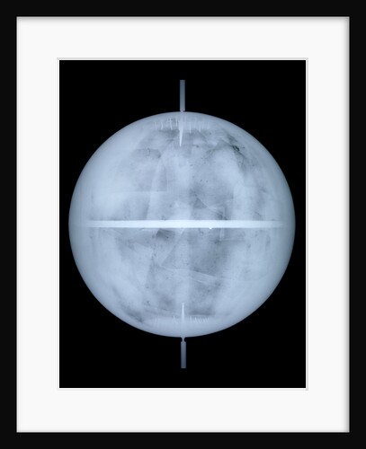 Globe x-ray by Georg Christoph Eimmart