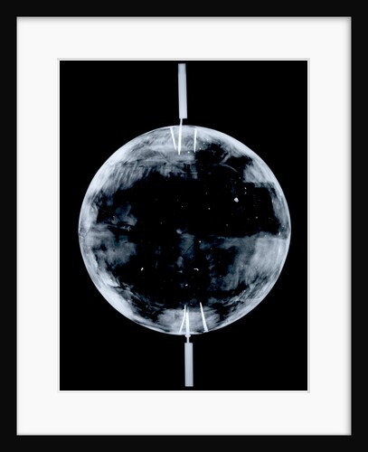 Globe x-ray by Johann Gabriel Doppelmayr
