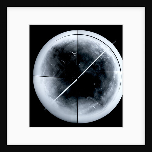 Globe x-ray by Gerard Mercator