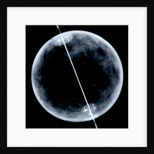 Globe x-ray by Gerard Mercator