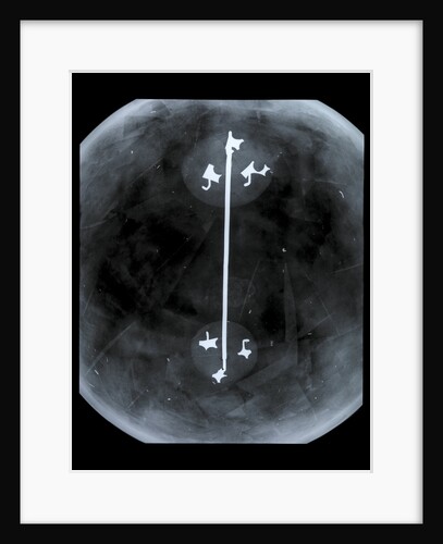 Globe x-ray by Gerard Mercator