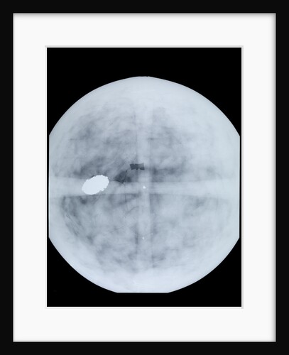 Globe x-ray by Jodocus Hondius