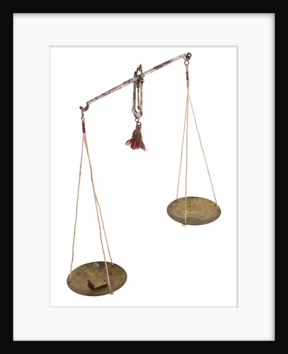 Scales, part of a medicine chest by unknown