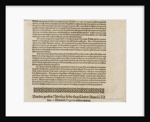 Virginia. Indians slaughtering the English near Jamestown by Gottfried