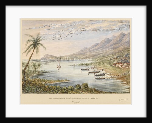 Attack and capture of the rebels positions near Montego Bay by boats from HMS 'Blanche' 1831 by James Fuller Boxer