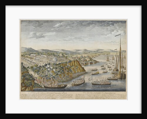 A view of the taking of Quebec 13 September 1759 by unknown