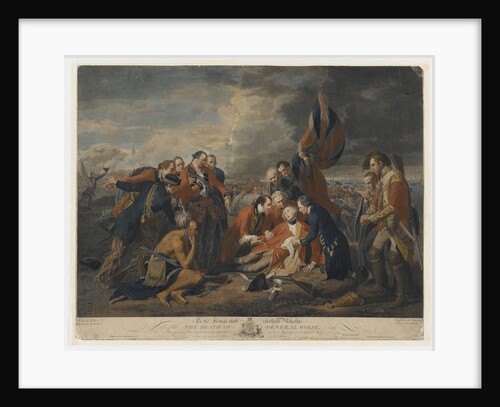 The death of General James Wolfe, 1759 by Benjamin West