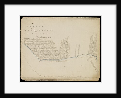 Sketch of the west coast of Africa by George Giles