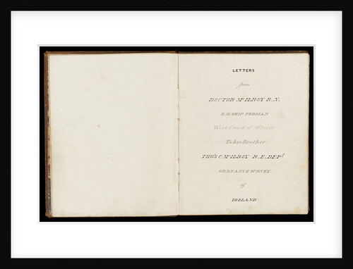 Journal of Dr McIlroy, RN, 1842 by unknown
