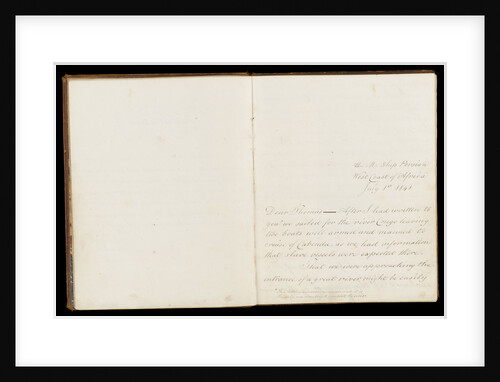 Journal of Dr McIlroy, RN, 1843 by unknown
