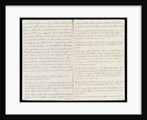 Letter from the Sandwich Papers by unknown