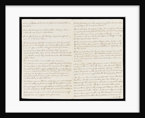 Letter from the Sandwich Papers by unknown