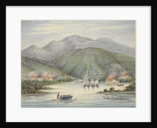 Destruction of the Boyne estates by the rebel slaves in 1831 by J. F. Boxer