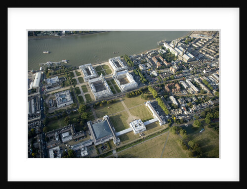 Aerial view of National Maritime Museum and Queen's House, Greenwich by National Maritime Museum