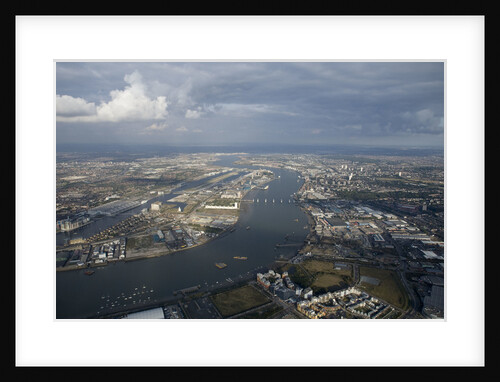 Aerial view of National Maritime Museum, Greenwich and river Thames by National Maritime Museum