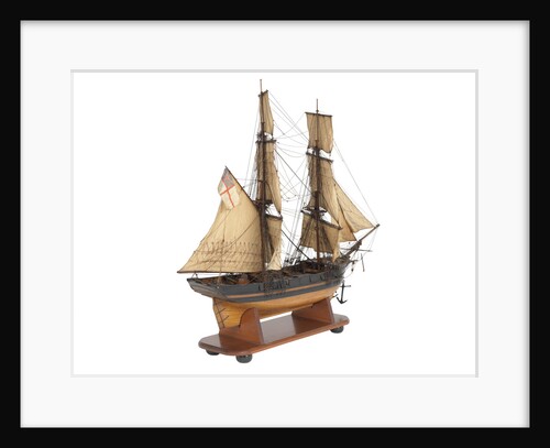 Brig fighting vessel, 14 guns by unknown