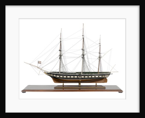 Miniature frigate 'Royal Adelaide' (1834) by unknown