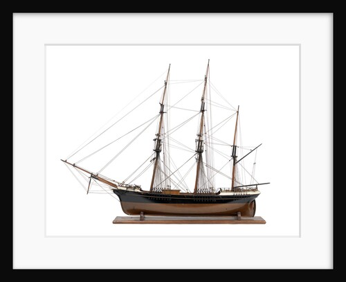 Sailing merchant barque (1880) by unknown