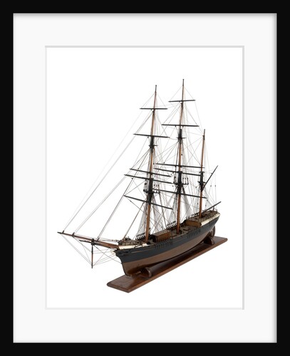 Sailing merchant barque (1880) by unknown