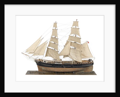 Sailing brig 'Marie Sophie' (1879) by Max T. Davey