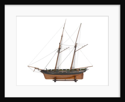 Armed schooner 'Globe' 1840 by unknown
