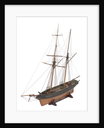 Armed schooner 'Globe' 1840 by unknown