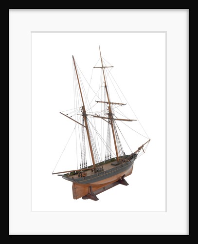 Armed schooner 'Globe' 1840 by unknown