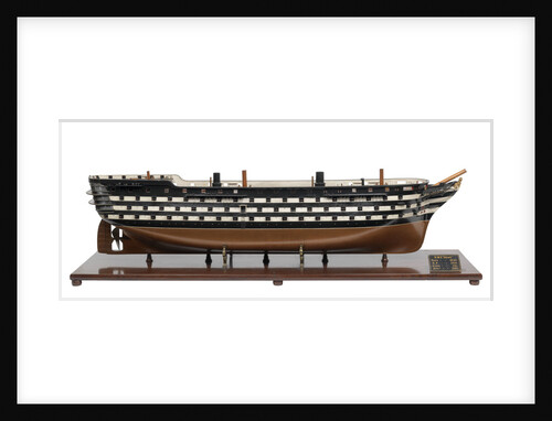 120-gun ship of the line HMS 'Howe' (1860) by unknown