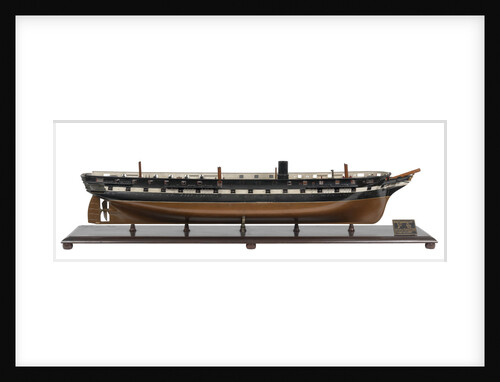 51-gun steam frigate HMS 'Immortalite' (1859) by unknown