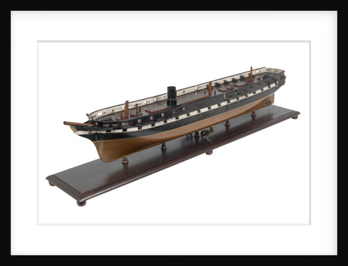 51-gun steam frigate HMS 'Immortalite' (1859) by unknown