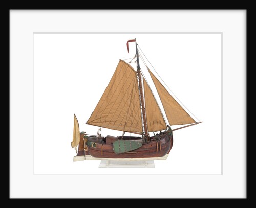 Model of a Dutch sailing cargo botter by unknown